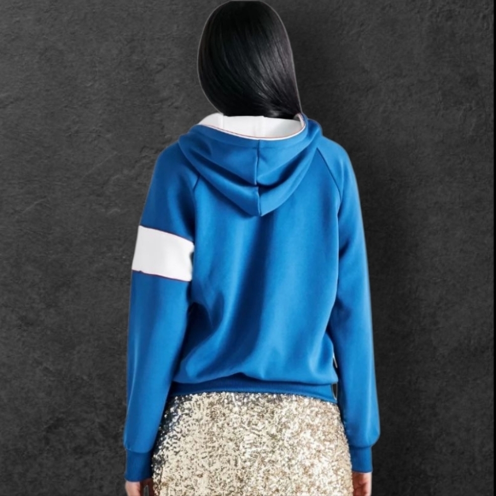 Adidas Originals SM Blue New York 1986 Hoodie Sweatshirt. - Picture 3 of 14